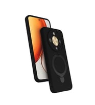 Coverzone Honor X9D ile uyumlu K?l?f MagSafe ile uyumlu Z-Samara Kapak Wireless ?arj �zellikli Stand Olabilen Honor X9D kilif Siyah