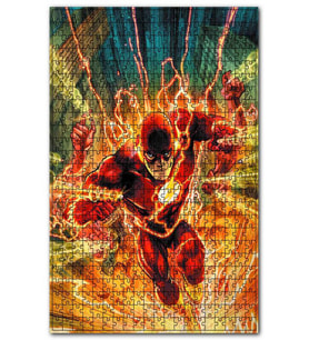 Cakapuzzle Eski Flash Afiş Görseli Puzzle Yapboz MDF (Ahşap) (120 Parça)