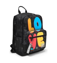 CORAL HIGH 33230 RENKLİ LOVE DESENLİ DÖRT BÖLMELİ SIRT ÇANTASI
