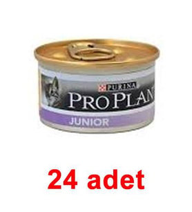 Proplan Junior Tavuklu Yavru Kedi Konservesi 85 Gr 24 Adet