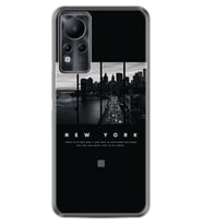 INFINIX Note 11 Pro Note 10 Hot 9 Play Kılıf Desemli Silikon New York 1612