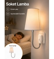 Gece Aydınlatması Soket Lamba Prize Takılma Özellikli