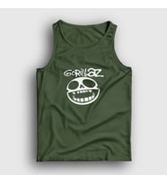 Presmono Unisex Haki Logo Gorillaz Atlet 54864tt (Haki)