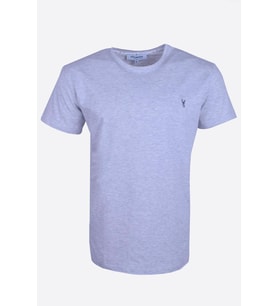 Erkek Kısa Kollu T-shirt (Gri)