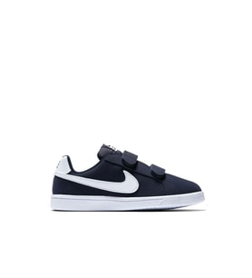 Nike Court Royale Leather Sneaker Hakiki Deri Bantlı Çırtlı Unisex Çocuk Spor Ayakkabı Lacivert