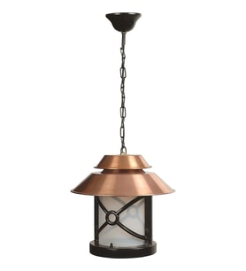 AVONNI BFE-68049-BKR-OP Kahverengi/Siyah Boyalı Dış Mekan Aydınlatma E27 Aluminyum Polikarbon Cam 30cm