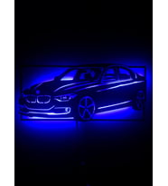 Araba Led Işıklı Tablo