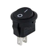 Ayt Mini Yuvarlak Işıksız ON OFF Anahtar Aç Kapa Anahtarı 2 Pin IC-134E