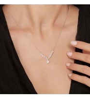 0.55 Karat Pırlanta Trend Kolye