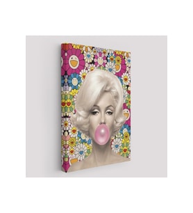 Marilyn Monroe Pembe Balon Duvar Tablosu-6217