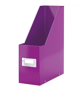 Leitz 6047 Magazinlik Kutu Klasör WOW Metalik Mor