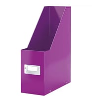 Leitz 6047 Magazinlik Kutu Klasör WOW Metalik Mor