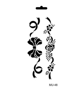 Cadence Mix Media Stencil 10x20 cm. MU-48 