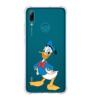Huawei P Smart 2019  Köşe Korumalı Antişok Kapak Donald Duck Tasarımlı Şeffaf  Kılıf