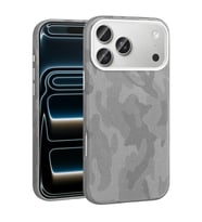 Apple iPhone 17 Pro Max Kılıf M-Safe Şarj Özellikli Kamuflaj Dizayn Mat Sert Ser