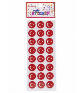 Ticon Yuvarlak Bayrak Sticker - 3 adet