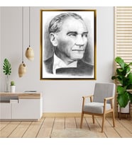 ÇERÇEVELİ ATATÜRK TABLO S416