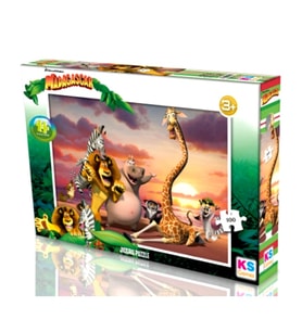 Ks Games Puzzle Madagascar 100 Parça