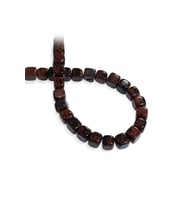 Jasper Doğal Taş Bordo Küp Kesim 10x10mm Dizi