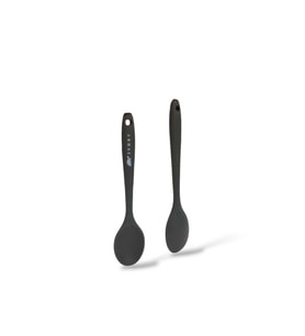 İvory silikon yemek kaşığı GRİ (27,5 cm) 1 ADET