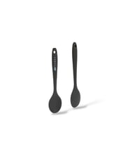 İvory silikon yemek kaşığı GRİ (27,5 cm) 1 ADET