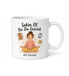 Ergen Çocuğunun Atarlarını Çeken Ebeveyne Sakinleştirici Kupa Hediye Bardak