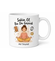 Ergen Çocuğunun Atarlarını Çeken Ebeveyne Sakinleştirici Kupa Hediye Bardak