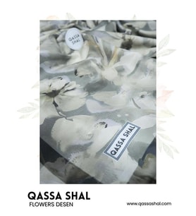 Flowers Desen Şal Haki