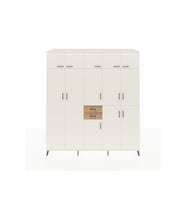 Kronos Dolap 10 Raflı 2 Çekmeceli 3 Askılı 220x59x243 Aytaşı-Aytaşı/Çam