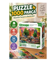 20793 PUZZLE 1000 BEAUTİFUL SUNSET İN AMSTERDAM