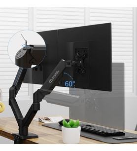 Çift Kollu 13-32'' Monitör Standı Gaming Monitör Tutucu Hareketli Ofis Monitör Tutucu