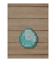Minecraft Elmas Dekoru 2D