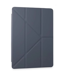 Galaxy Tab A9 Plus Kılıf Kalemlikli Mars Tablet Kılıfı - Lavender Arka Kapak Lacivert
