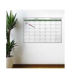 Manyetik Yapışkanlı Bir Aylık Program Planlayıcı Takvim 85x56 cm (5343)