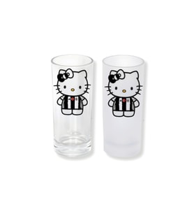 Ghostbastır Design Beşiktaş Hello Kitty Buzlu / Buzsuz Seçenekli Rakı Bardağı – 1 Adet Şık Sunum Bardağı 047