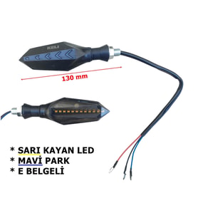 Sinyal Led Kayan 2 Li Set (2 Fonksiyonlu) (Kl002)