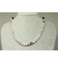 Rutil Kuvars Taşı Kolye 8mm (Klipsli)