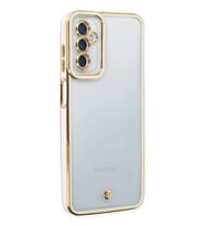 Newface Samsung Galaxy M23 Kılıf Liva Lens Silikon - Beyaz