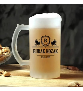 Kişiye Özel Arkadaşa Özel Gravürlü Bira Bardağı