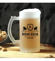 Kişiye Özel Arkadaşa Özel Gravürlü Bira Bardağı