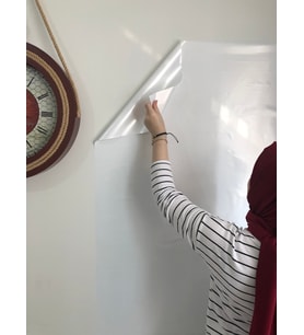2 Tane Beyaz Tahta Akıllı Kağıt Tahta 100x120 Cm Kalem Hediyeli
