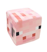 Minecraft Domuz Küp Yastık Minder Peluş Oyuncak 10CM (Turuncu)