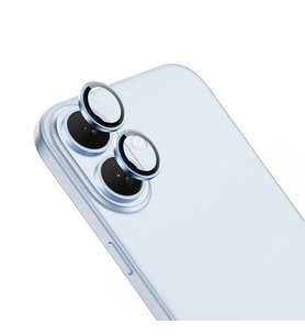 Apple iPhone 16 Uyumlu Zore Mikro Kamera Lens Koruyucu (Mavi)