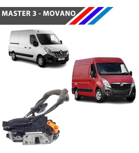 Master III 09 > - Movano III - NV400 Kapı Kilidi Ön Sol