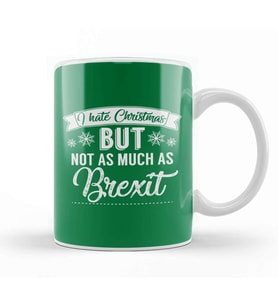 I Hate Christmas But Not As Much As Brexit Kupa Bardak Porselen