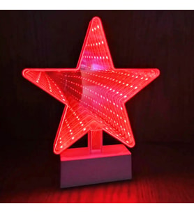 STAR LED LİGHT 3D TUNNEL LAMP 3D IŞIKLI YILDIZ USB+PİLLİ LED IŞIK YILDIZ DEKOR IŞIĞI YILBAŞI IŞIĞI