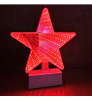 STAR LED LİGHT 3D TUNNEL LAMP 3D IŞIKLI YILDIZ USB+PİLLİ LED IŞIK YILDIZ DEKOR IŞIĞI YILBAŞI IŞIĞI