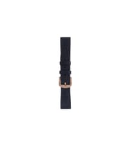 Fro LW38-43 20 mm Hakiki Deri Kroko Siyah Kordon Gold Toka