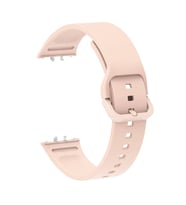 Galaxy Fit 3 Silikon Kordon KRD-110 Suya Dayanıklı Tokalı Strap Kayış (Pembe)