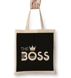 The Boss Crown Bez Çanta Uzun Saplı